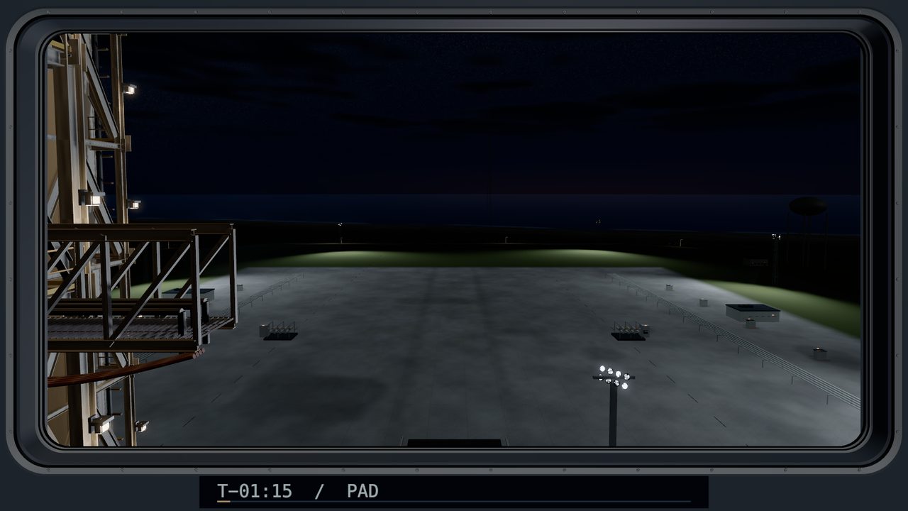 Front window at T-1:15 before the matte