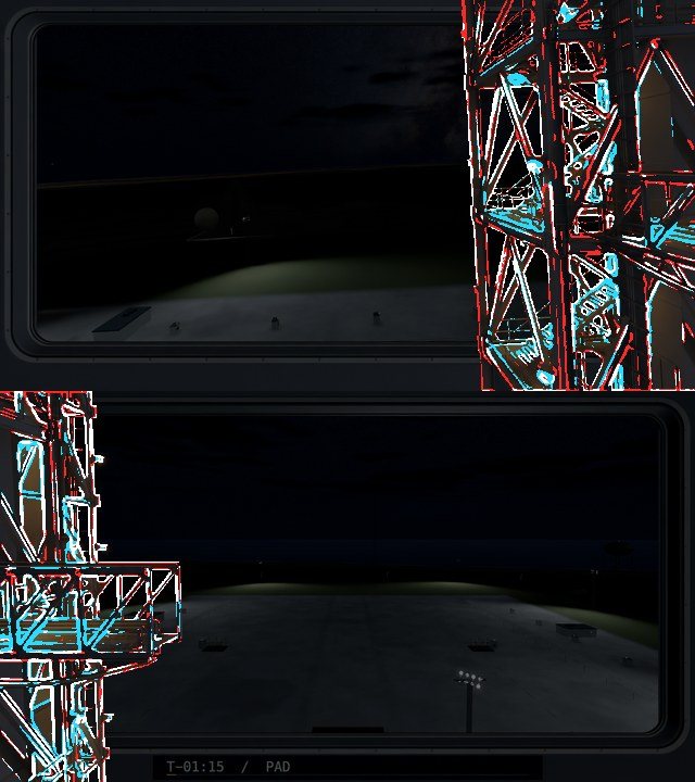 Align check overlay: render edges red, AI edges cyan, overlap white